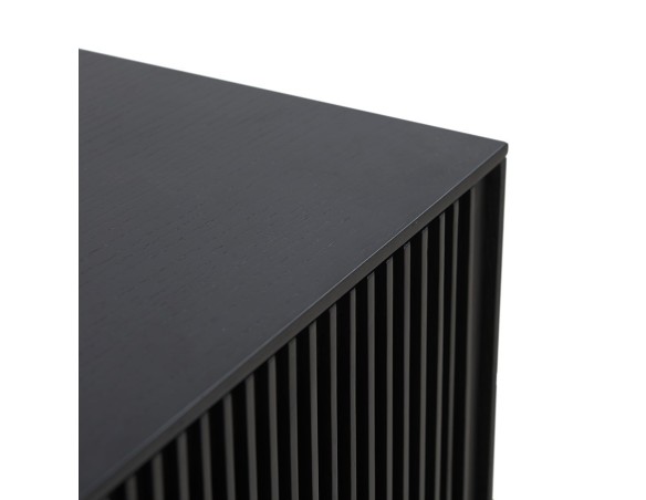 Meuble de rangement design CONVIV en bois noir
