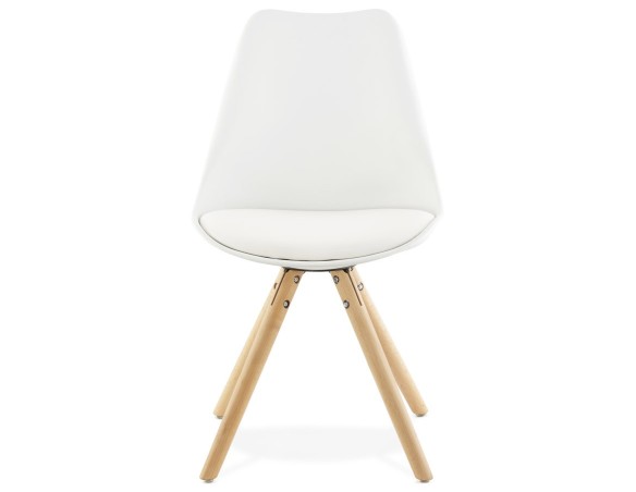 Chaise scandinave GOUJA blanche