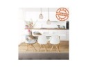 Chaise scandinave GOUJA blanche