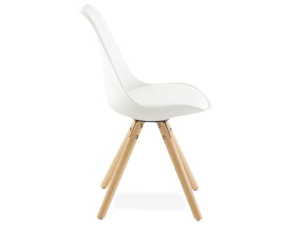 Chaise scandinave GOUJA blanche