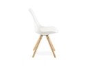 Chaise scandinave GOUJA blanche