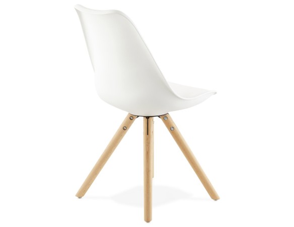 Chaise scandinave GOUJA blanche