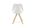 Chaise scandinave GOUJA blanche