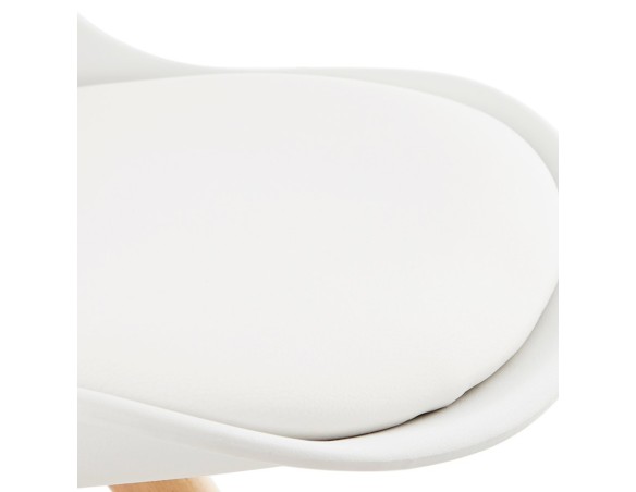 Chaise scandinave GOUJA blanche