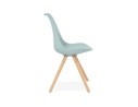 Chaise scandinave GOUJA bleue