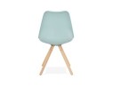 Chaise scandinave GOUJA bleue