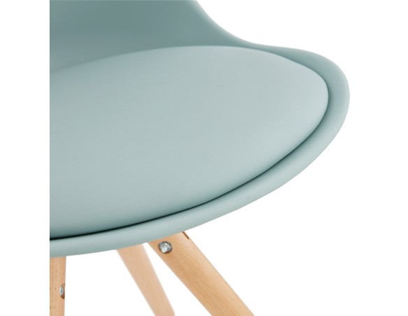Chaise scandinave GOUJA bleue