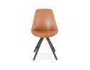 Chaise design STREET brune style industriel