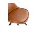 Chaise design STREET brune style industriel
