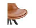 Chaise design STREET brune style industriel