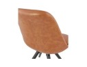 Chaise design STREET brune style industriel