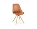 CH01850BRNA 5420072058177 Chaise design STREET en matière synthétique brune