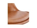 Chaise design STREET en matière synthétique brune
