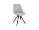 CH01860GRBL 5420072058191 Chaise moderne HIPHOP en tissu gris et pieds en bois noir