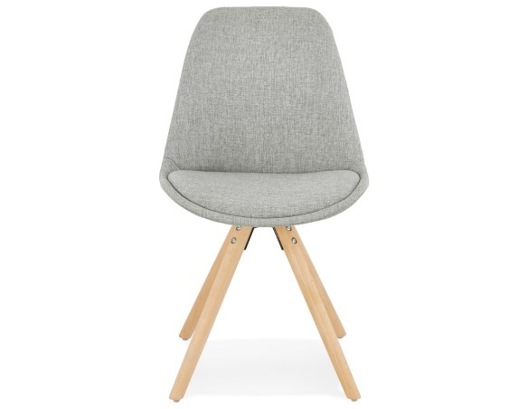 Chaise scandinave HIPHOP en tissu gris