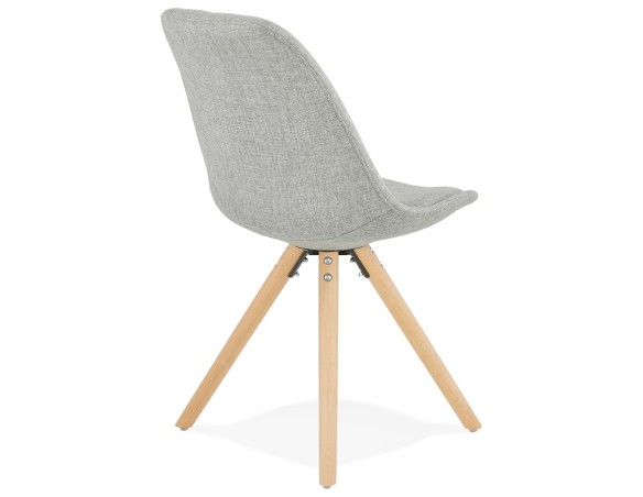 Chaise scandinave HIPHOP en tissu gris