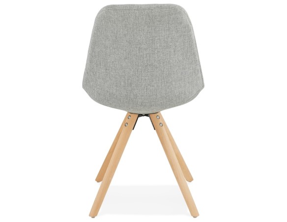 Chaise scandinave HIPHOP en tissu gris