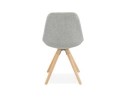 Chaise scandinave HIPHOP en tissu gris