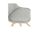 Chaise scandinave HIPHOP en tissu gris