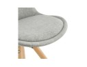 Chaise scandinave HIPHOP en tissu gris