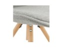 Chaise scandinave HIPHOP en tissu gris