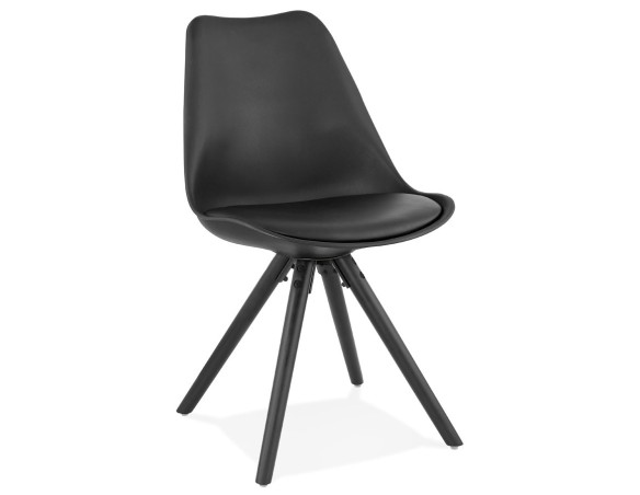 CH01890BLBL 5420072058252 Chaise design PIPA noire