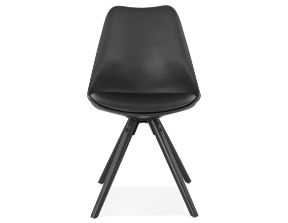 Chaise design PIPA noire