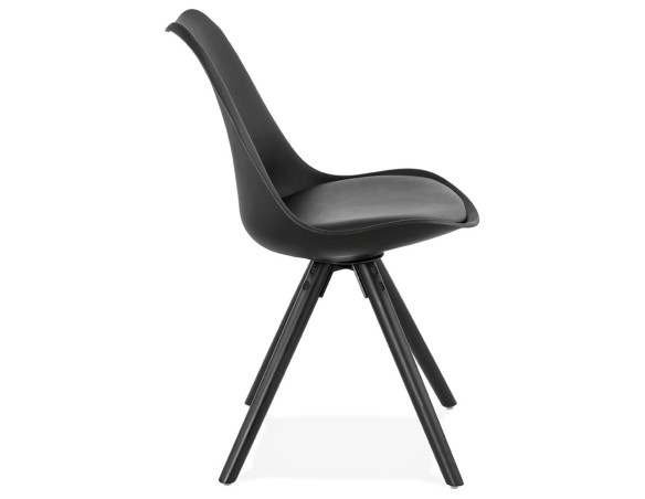 Chaise design PIPA noire