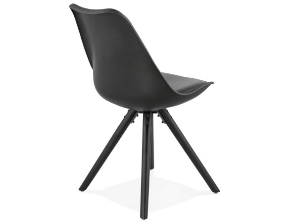 Chaise design PIPA noire