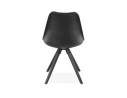 Chaise design PIPA noire