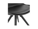 Chaise design PIPA noire