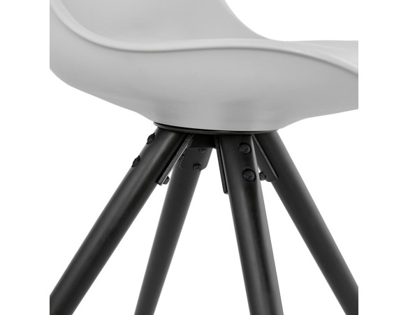 Chaise design PIPA grise