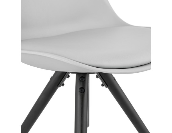 Chaise design PIPA grise