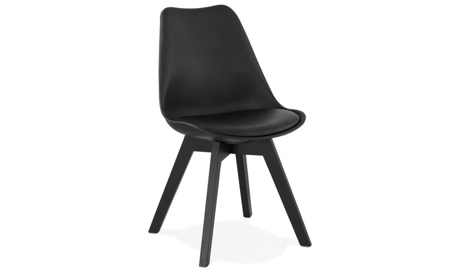 CH02780BLBL 5420072072142 Chaise design TAPAS noire CH02780BLBL 5420072072142 Chaise design TAPAS noire