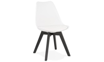 CH02790WHBL 5420072072166 Chaise design TAPAS blanche