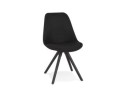 CH03500BLBL 5420072093345 Chaise moderne HIPHOP en tissu et bois noir