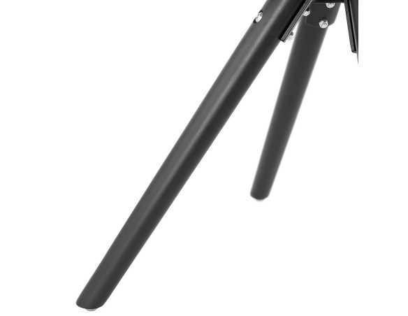 Chaise moderne HIPHOP en tissu et bois noir