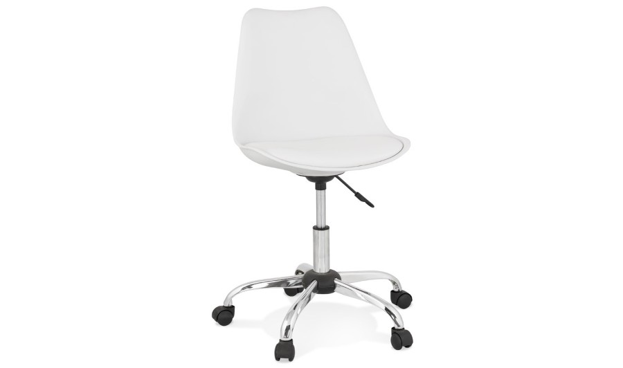 OC00540WHCH 5404028302408 Chaise de bureau MONKY blanche design
