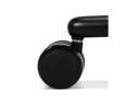Chaise de bureau moderne MAGELLAN noire sur roulettes