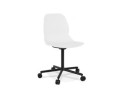 OC00810WHBL 5404028341872 Chaise de bureau moderne MAGELLAN blanche sur roulettes