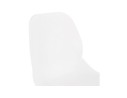 Chaise de bureau moderne MAGELLAN blanche sur roulettes
