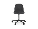 Chaise de bureau POLARIS gris foncé sur roulettes