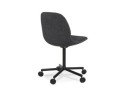Chaise de bureau POLARIS gris foncé sur roulettes