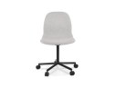 Chaise de bureau POLARIS gris clair sur roulettes