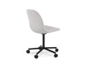 Chaise de bureau POLARIS gris clair sur roulettes