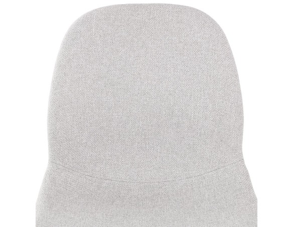 Chaise de bureau POLARIS gris clair sur roulettes