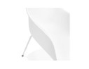 Chaise intérieur / extérieur BACHO blanche avec accoudoirs