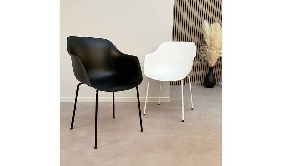 AC04310BL 5404028348383 Chaise intérieur / extérieur BACHO noire avec accoudoirs AC04310BL 5404028348383 Chaise intérieur / extérieur BACHO noire avec accoudoirs