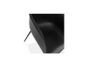 Chaise intérieur / extérieur BACHO noire avec accoudoirs