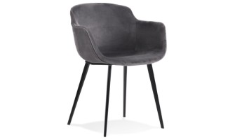 AC03380GRBL 5404028300961 Chaise avec accoudoirs ARMADA en velours gris